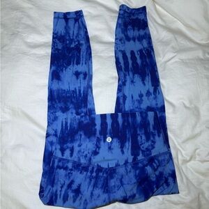 Lululemon Blue Tie-Dye Leggings